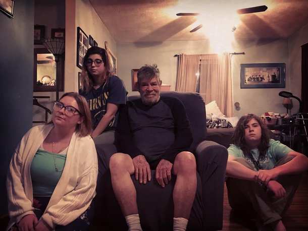 This our New Year photo We have been quarantined for too long