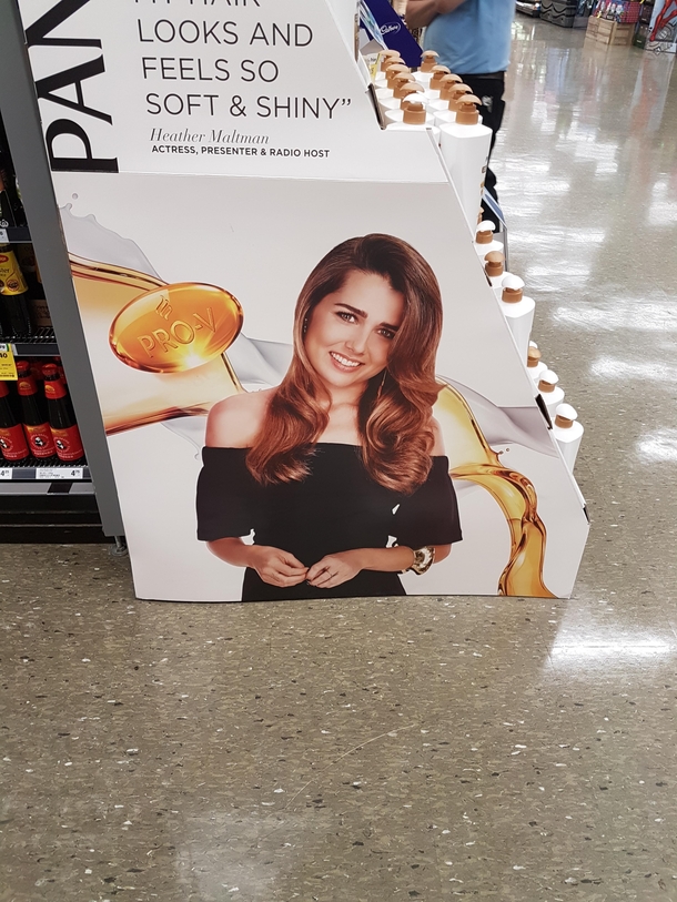 This Pantene model looks like shes about to break up with me