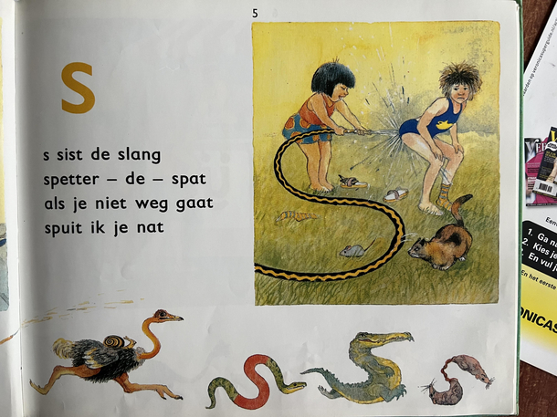 This picture in a kids book