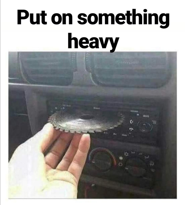 This piece is going to saw your head off