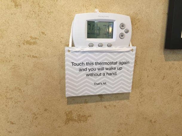 This pizza place takes temperature control seriously