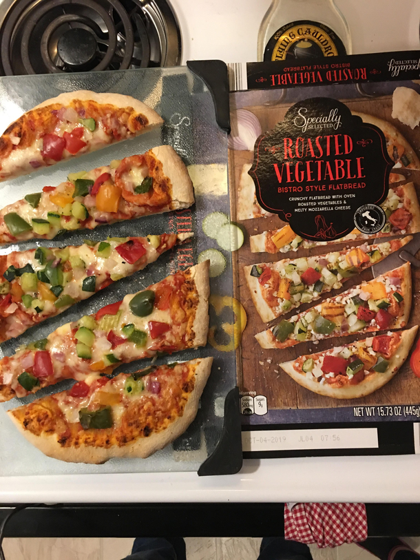 This pizza was surprisingly on point Delicious too Aldi rocks