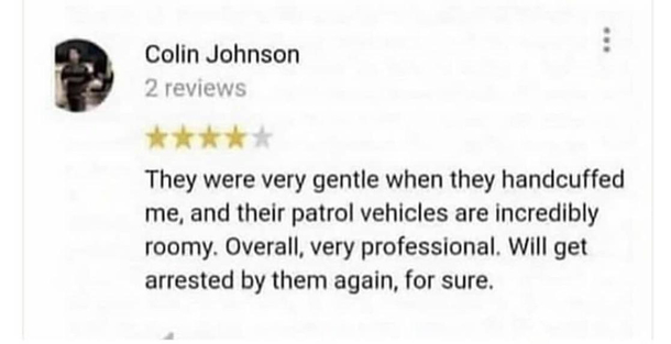 this police department review is everything