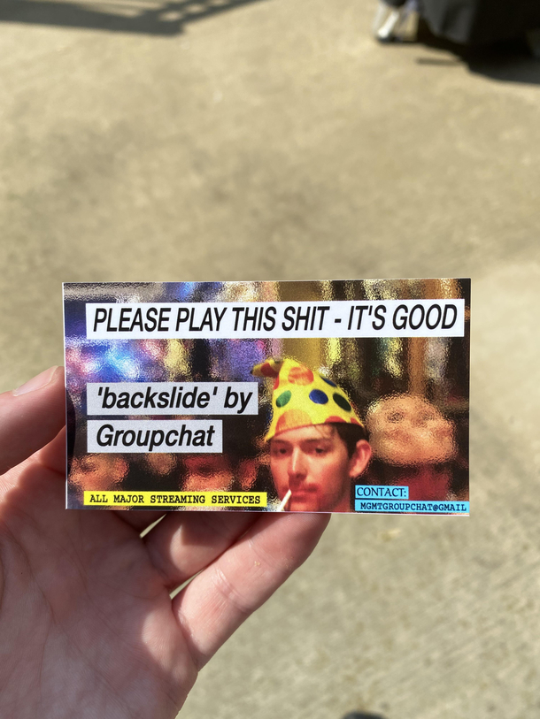 This promotional card