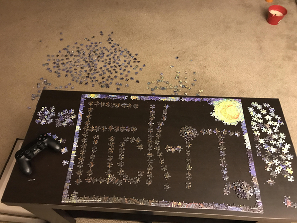 This puzzle my wife and i finished