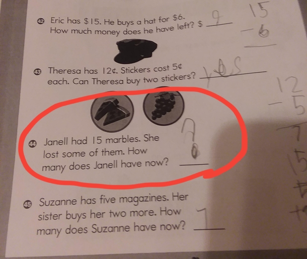 This rd grade math problem