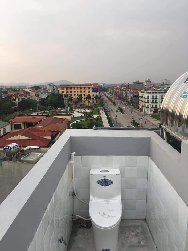 This restroom in Vietnam has the best view