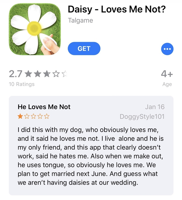 This review I found on the AppStore with a bit of WTF