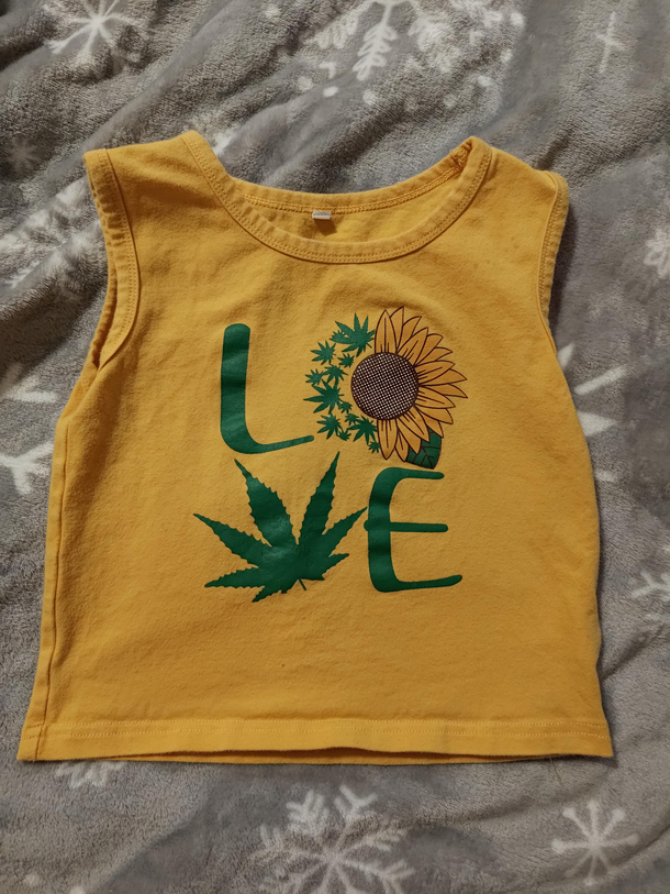 this ridiculous toddler shirt was mixed in with normal toddler clothing I bought in bulk secondhand