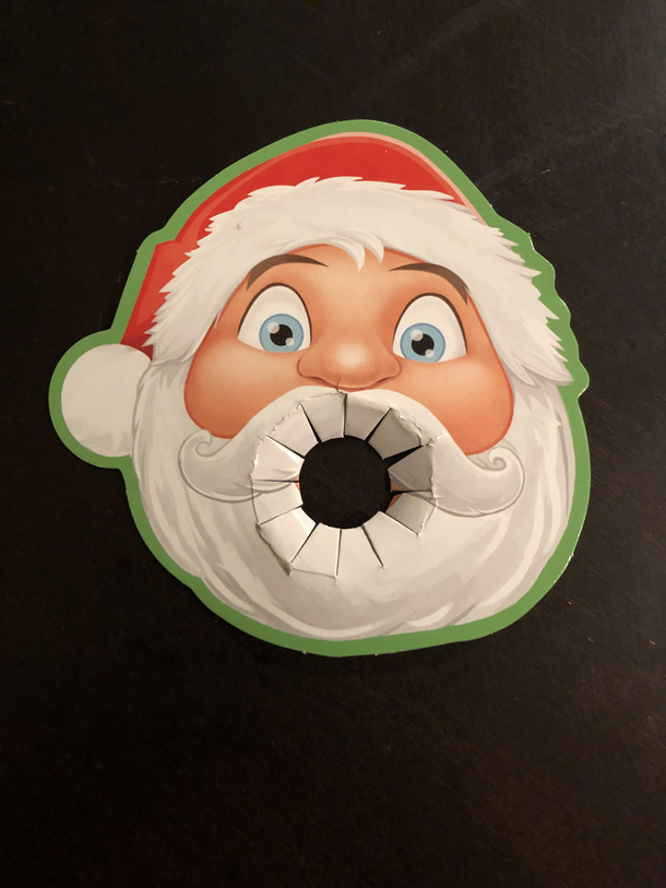 This Santa sucker holder