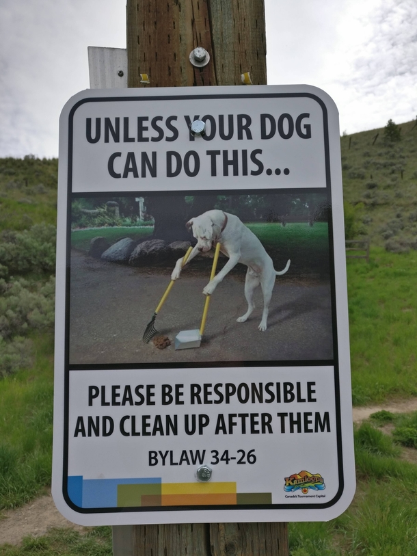 This sarcastic sign