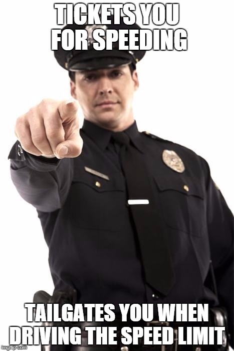 This seems to be the most common scumbag cop