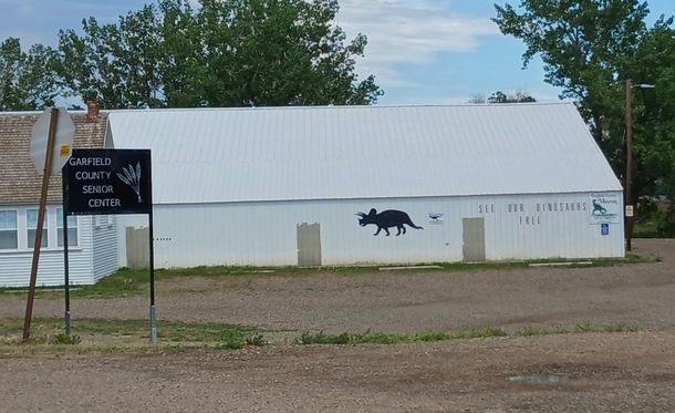 This senior center is also a dinosaur museum