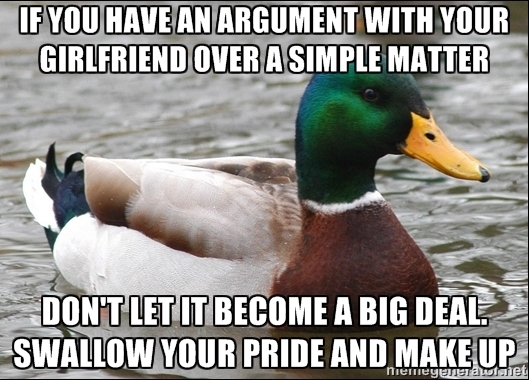 This should work both ways and can spare your relationship a lot of unnecessary trouble
