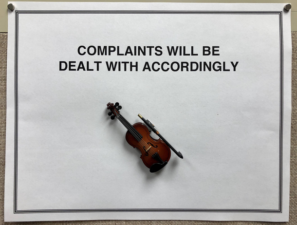 This sign a co-worker put up