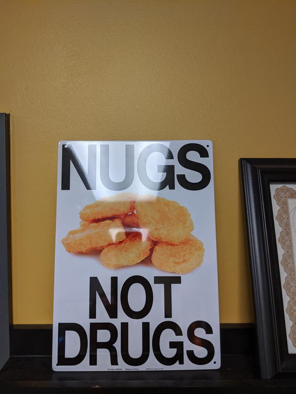 This sign at my job