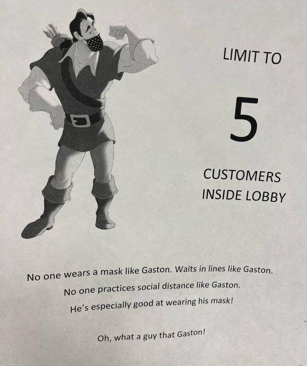 This sign at the Car Care Center on Disney World property