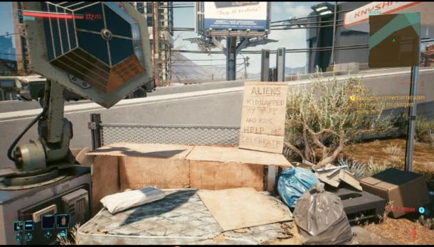 This sign found in Cyberpunk 