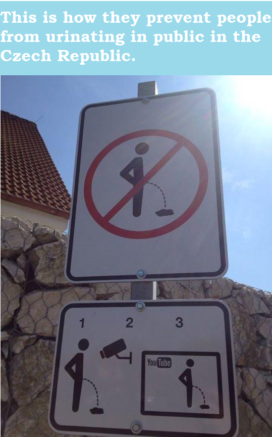 This sign in the Czech Republic