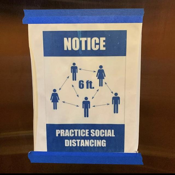 This sign inside a  x x elevator