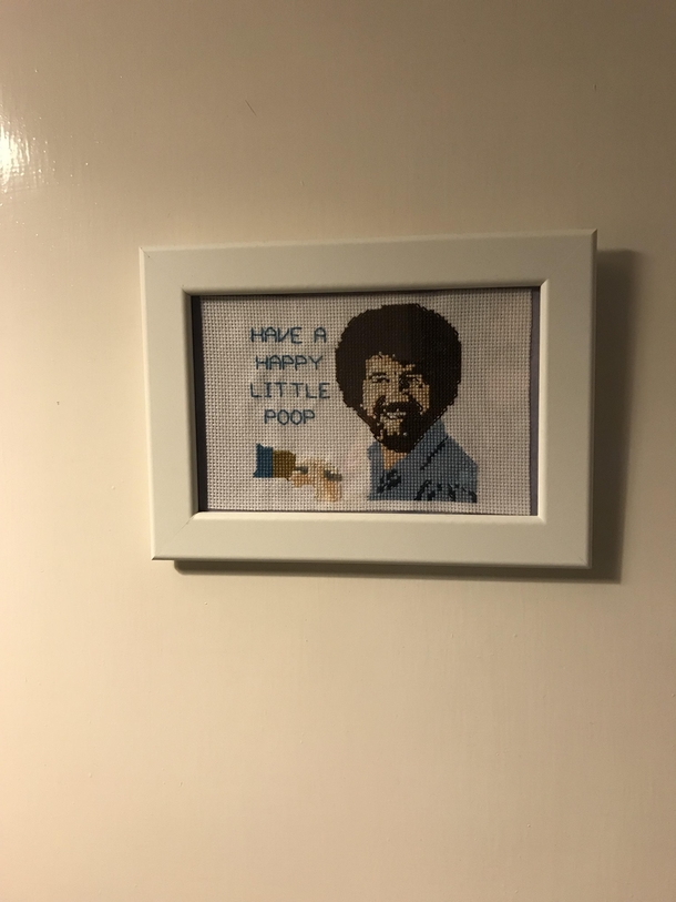 This sign on my sister and brother-in-laws bathroom