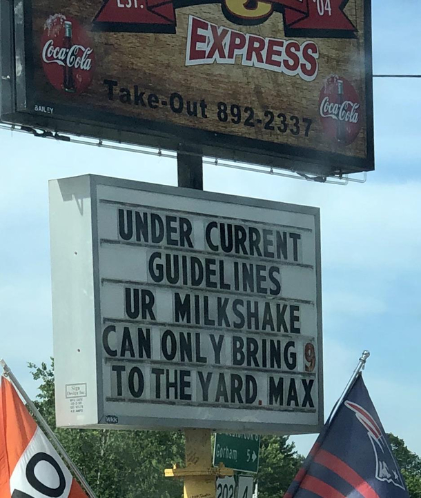 This sign on my way to work