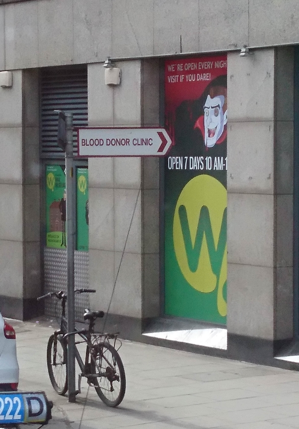 This Sign Placement