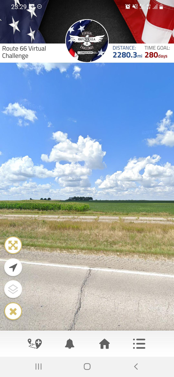 This smiley face on street view from Route 