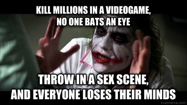 This standard has always bothered me about the videogame industry