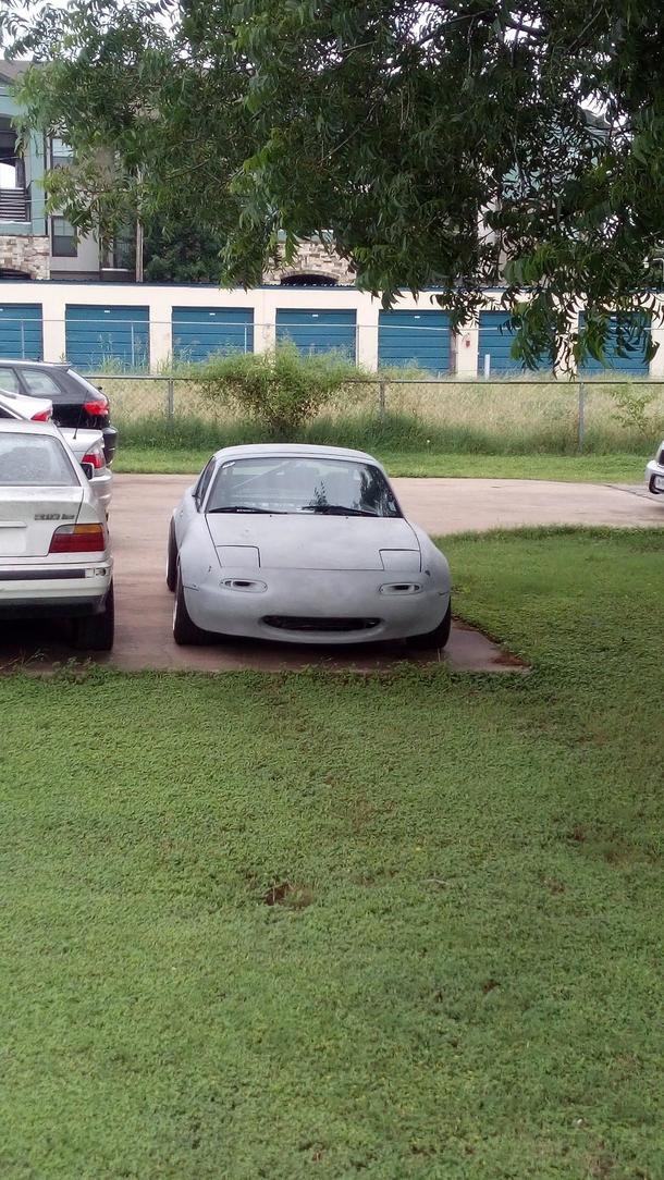 This stoned car I saw at work today