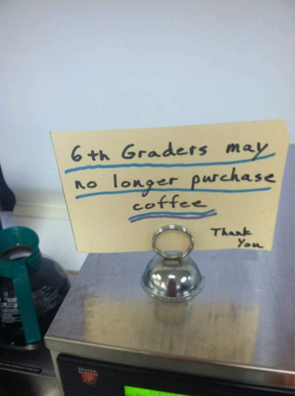 This Store is doing their part to rid the world of tweaking  year olds