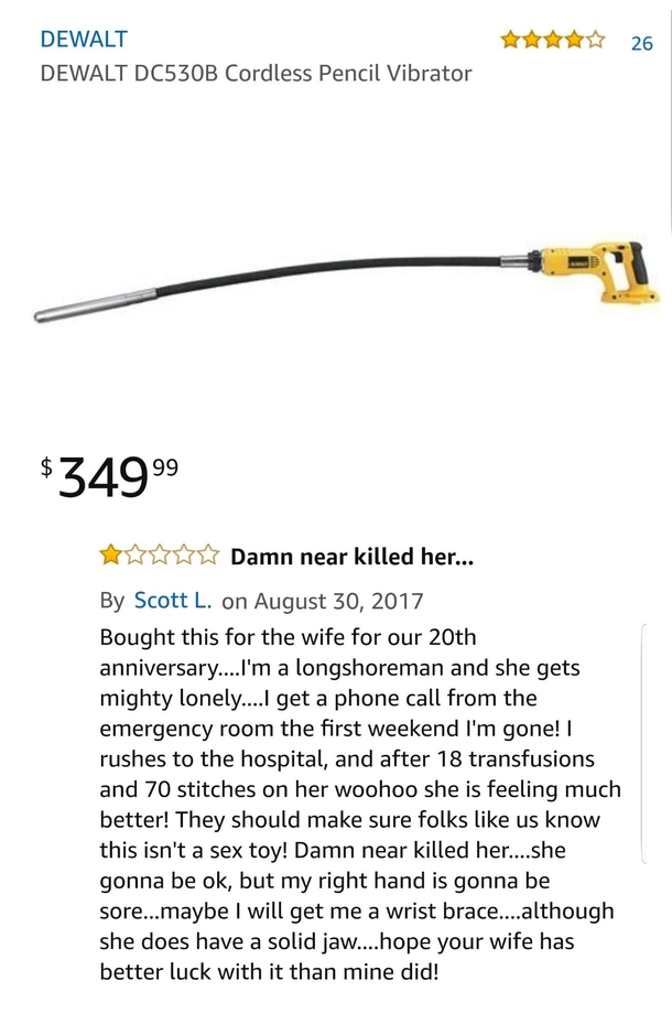 This thing should come with a warning