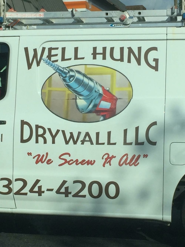 This truck somehow travelled from the porn universe to reality