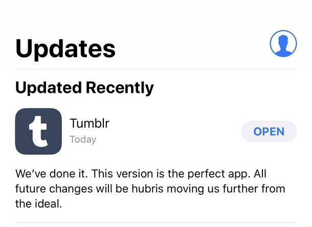 This Tumblr Update Summary