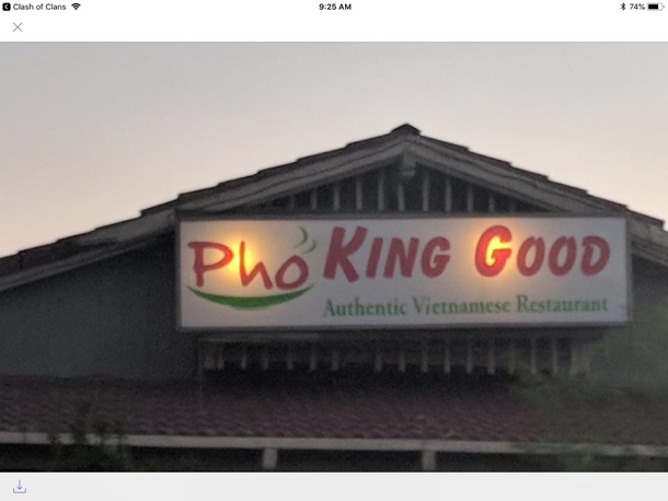 This Vietnamese restaurant name