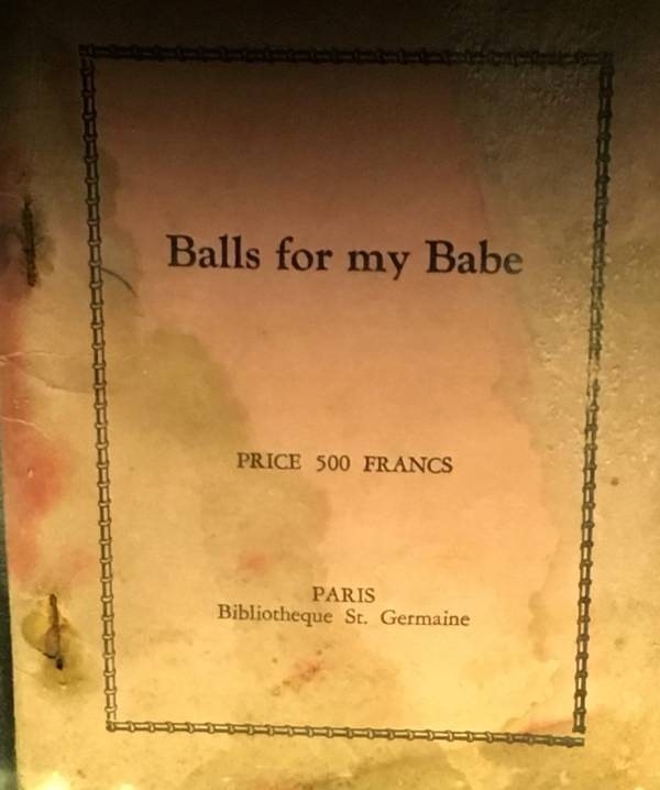 This vintage erotic novel