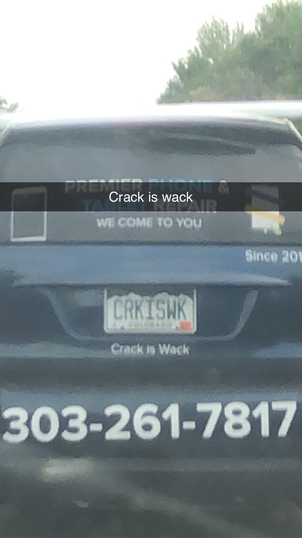 This was a cracked screen repair Smart Car driving around Denver