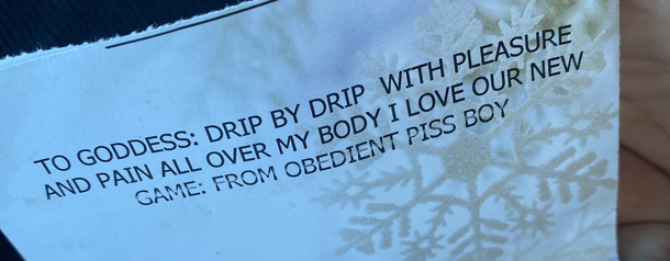 This was a real note attached to flowers for a girl today Im helping a local florist deliver