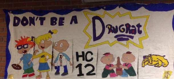 This was hung up in the hallway in my high school