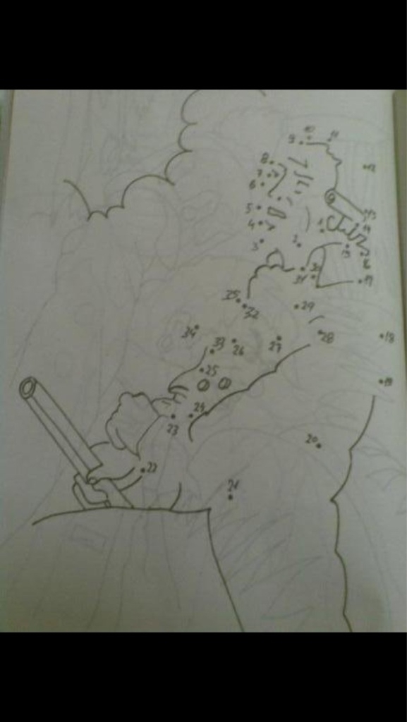 This was in a colouring-in book my grandma bought for my little sister