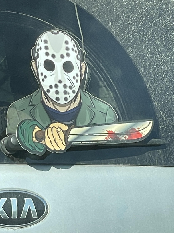 This was in front of me one morning in the drive-thru
