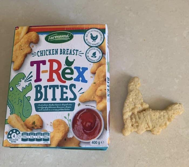 This was in my packet of T-Rex bites