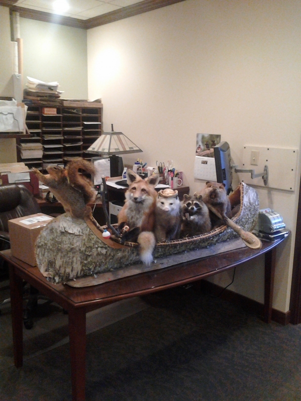 This was just delivered to work for my boss that is on vacation this week