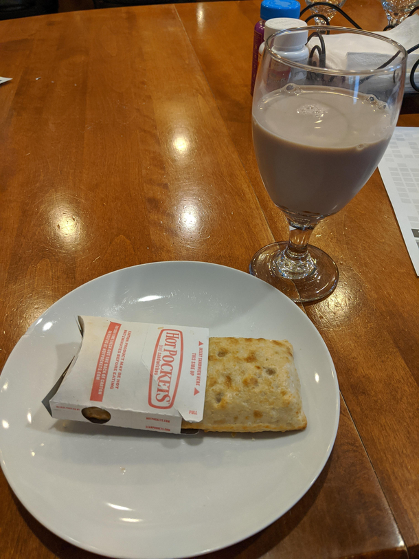 This was my lunch There are no rules anymore