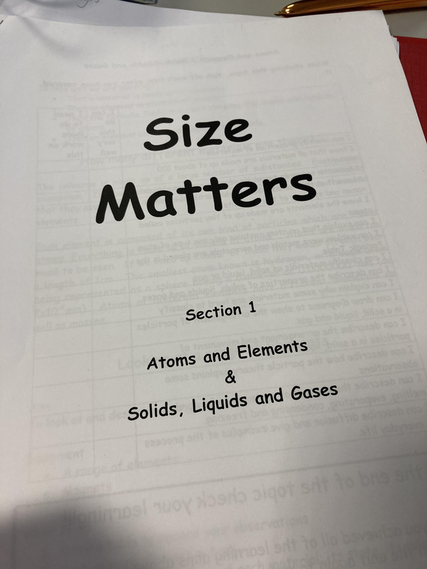 This was my science book