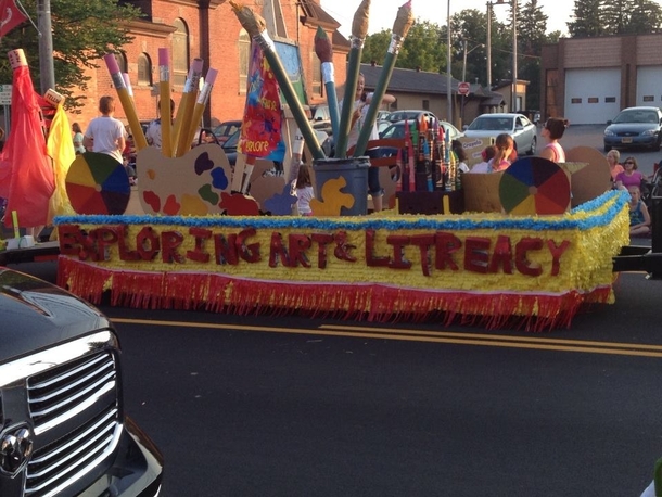 This was one of the floats in our county fair parade