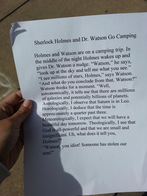 This was the front page of my midterm