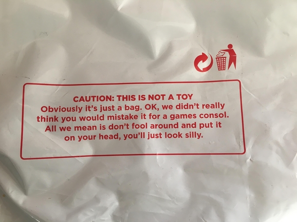 This was written on a package i recived today