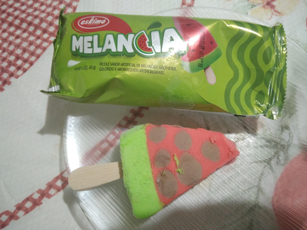 This watermelon popsicle