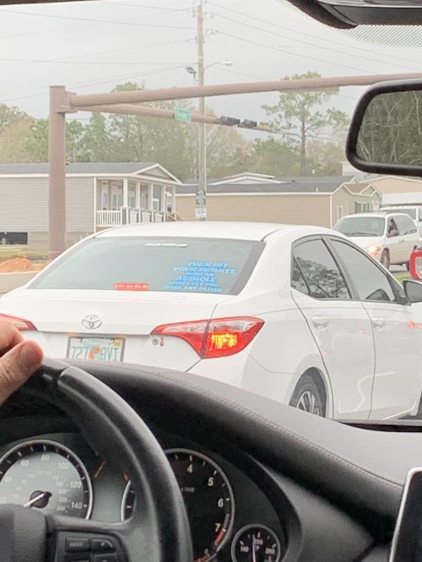 This window sticker